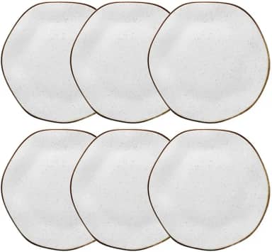 Oxford Conjunto de 6 Pratos Rasos 27,5cm Ryo Maresia