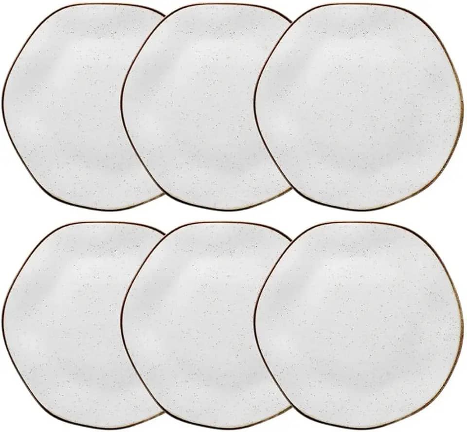 Oxford Conjunto de 6 Pratos Rasos 27,5cm Ryo Maresia