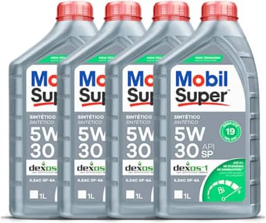 Óleo Mobil 5w30 Sintético Lubrificante para Carro Original Kit Revisão e Trocas Original Mobil (4 Litros)