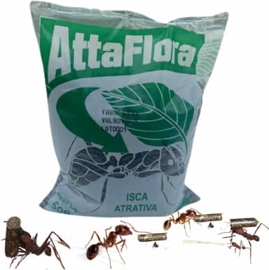 ISCA GRANULADA CONTRA FORMIGAS E CUPINS CORTADEIRAS ATTA FLORA - 500g
