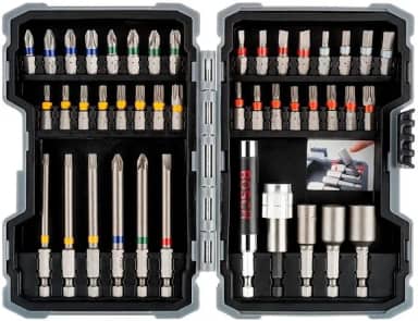Bosch Kit de pontas e soquetes para parafusar com 43 peças