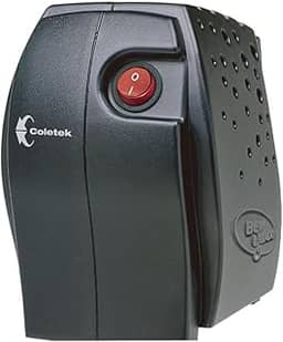 Estabilizador Coletek Bem Ligado ES-300VA-M, Preto, Tensão nominal de entrada/saida 115Volts, 4 Tomadas Padrão NBR 14136, Frequência 60Hz