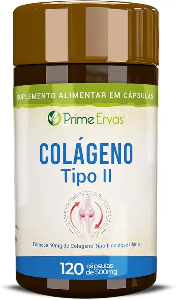 Colágeno Tipo 2 Saúde das Articulações 120 Cáps Prime Ervas