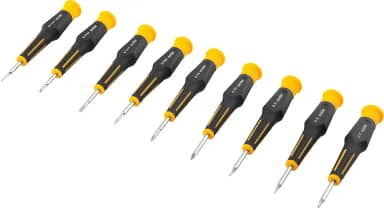 Jogo De Chaves De Fenda/Phillips/Hexalobular De Precisão, Com 9 Peças, Vonder.