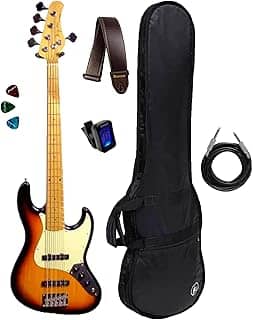 Baixo Tagima Tw73 5 Cordas Sunburst + Acessórios