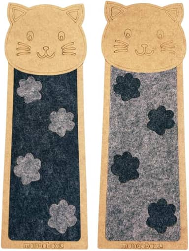 Melhores Arranhadores para Gatos, Kit 2 Arranhador de Parede - Arranhador Torre Poste Sisal - Kit 2 e 4 Arranhador Protetor Sofá e Cama Box (Cinza - 2 Arranhadores Parede)