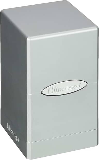 Ultra Pro Deck Box Satin Tower: Metallic Silver