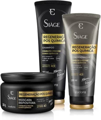 Eudora Kit Siàge Regeneração Pós Química Shampoo +