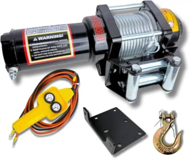 8X TECH - Guincho Elétrico 12v 4500lbs 2041kg De Arraste Jipe Off Road