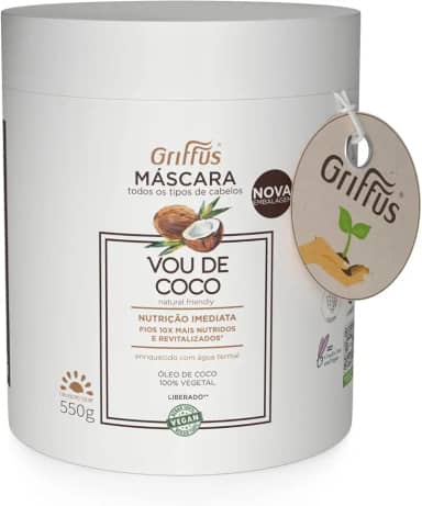 Griffus Vou De Coco Máscara 550 G Cosméticos Multicor