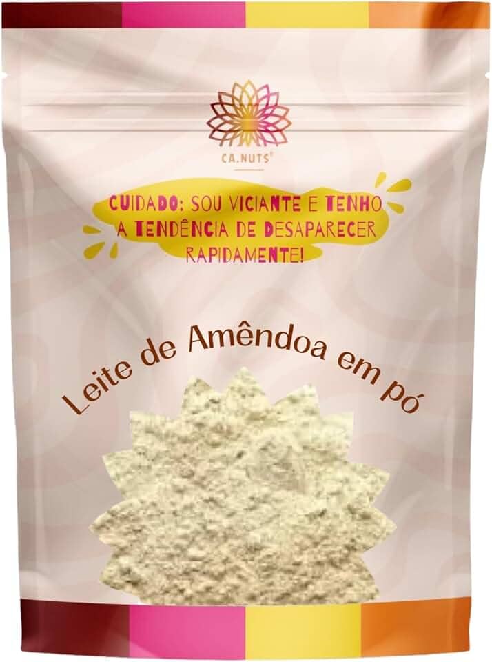 Leite de Amêndoas em Pó Ca.Nuts Linha Premium (500g)