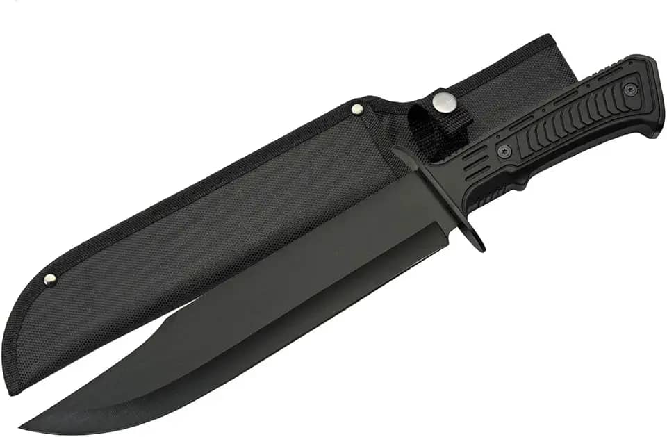 Faca Bowie SZCO SUPPLIES, sobrevivência ao ar livre, 38 cm