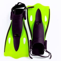 Pé de Pato para Natação e Nadadeira de Mergulho Ajustável e Durável (até 36)