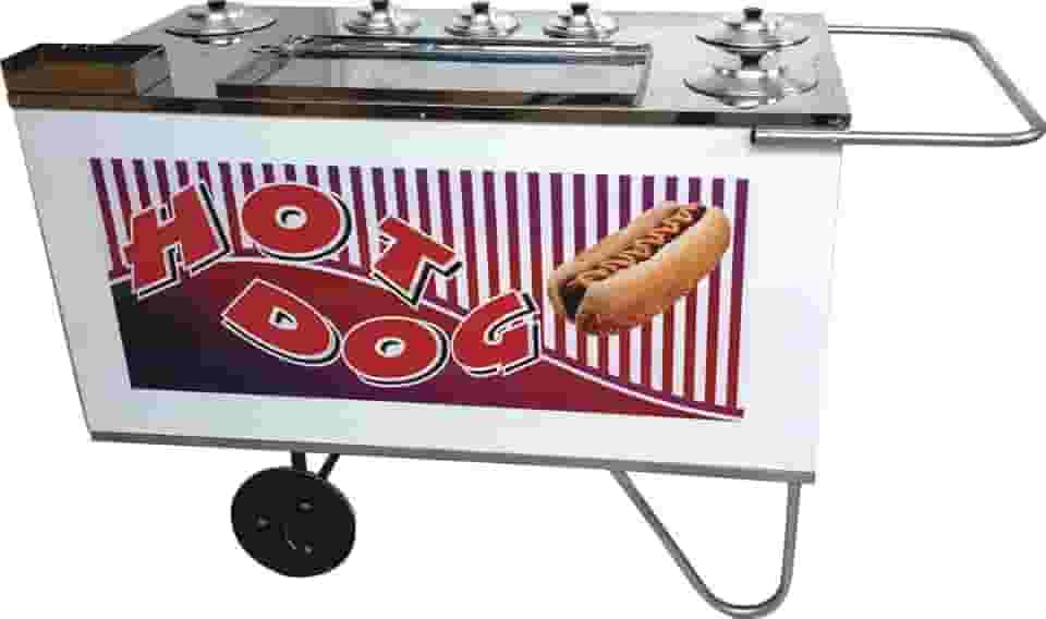 Carrinho de Hot Dog, Lanches e Cachorro Quente Ch4 Alsa