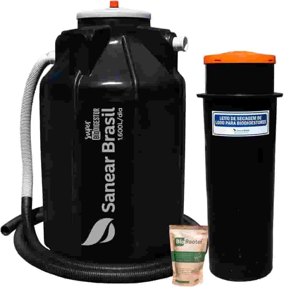 Fossa Biodigestora 1600L/dia + Vala de Infiltração e Leito