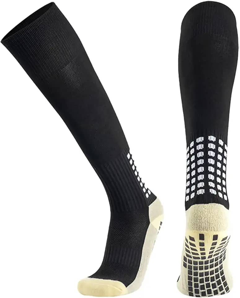 Meias Antiderrapantes Profissionais para Longas Futebol e Esportes Meias Conforto