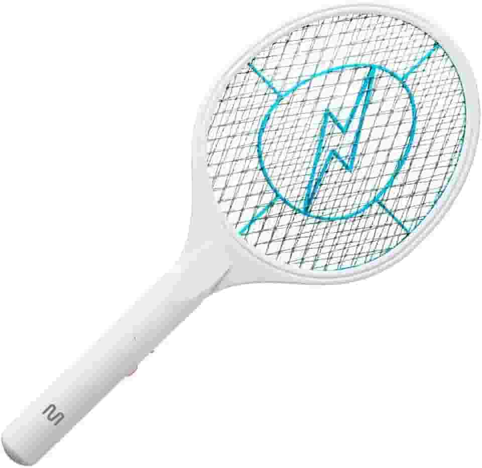 Raquete Elétrica Mata Insetos com Bateria Recarregável Bivolt Multi Saúde - HC034