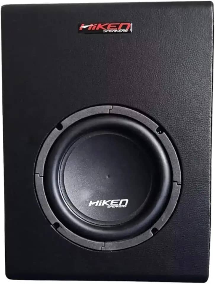 Caixa de Som Amplificada Automotiva Slim Sub 8" Polegadas 200W PMPO Hiken - 2HK001992