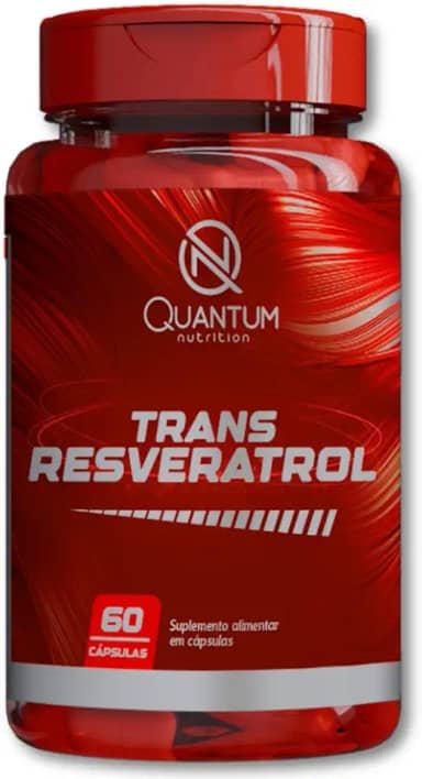 Kit 1-3 Trans-Resveratrol 165mg Antioxidante Saúde pele cardiovascular e cognitiva Quantum 60Caps