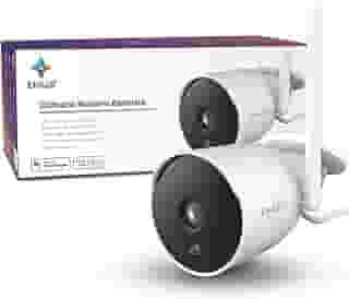 EKAZA, Câmera Externa Smart Wi-fi, Com Armazenamento em Nuvem, Ip66 À Prova Da Chuva, resolução 2K/3.0MP - T2233