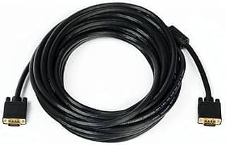 Cabo VGA 5M SVGA com Filtro - PC-MON5002, Plus Cable, Preto