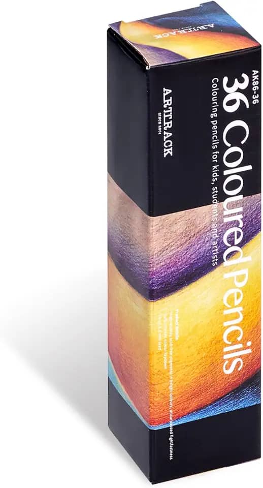 Hopesky Lápis de cor – Lápis de desenho artístico de 36 cores com núcleos macios à base de óleo para livros de colorir para adultos, materiais de arte pré-afiados para desenho, esboços, mistura