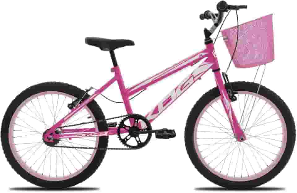 Bicicleta Aro 20 Infantil Feminina KOG – Quadro Aço Carbono e Freio V‑Brake – Saúde, Lazer e Segurança