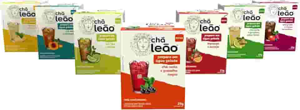 Combo 7 chás Leão preparo em Água Gelada - 70 Sachês
