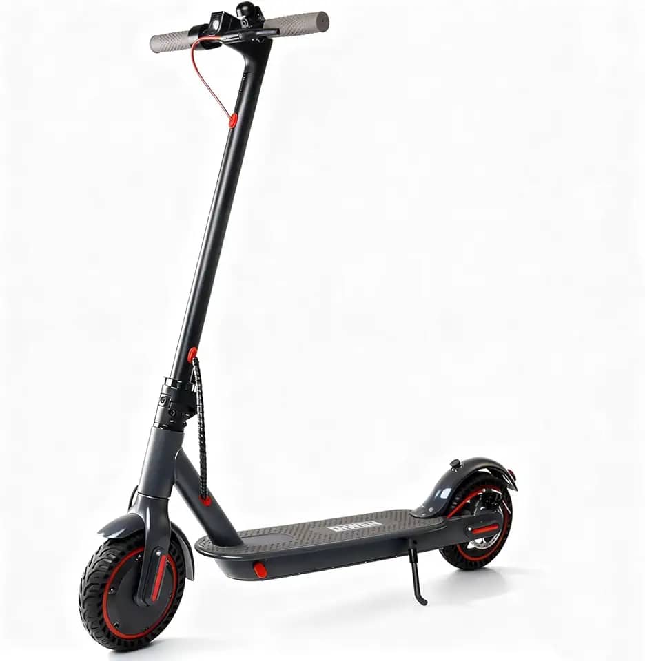 Plegável Patinete Elétrico Adulto Carregável 350W | Carga Máxima 120KG - Conexão APP Bluetooth e Freios a Disco