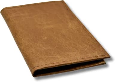 Carteira Slim Masculina Couro Legitimo Porta Cartão | Embalagem personalisada VÉRSIDON (Carvalho)