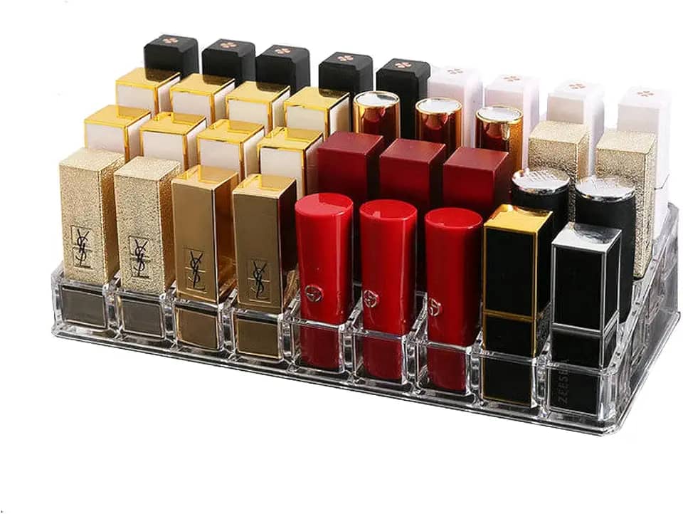 Porta Batom e Organizador de Maquiagem de 36 Lugares