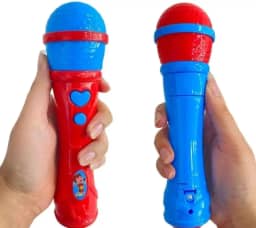 Microfone infatil brinquedo karaokê - TYDA (AZUL)