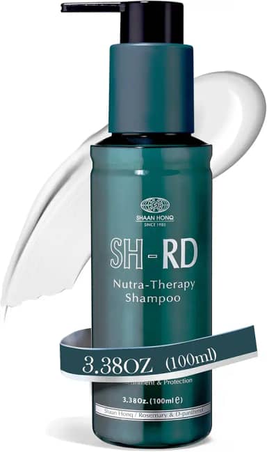 SH-RD Shampoo Nutra-Therapy Para Cabelos Secos E Danificados, Reparação De Pontas Duplas Com Proteína, Hidratação Crespos, Tingidos Descoloridos - 3,38 Oz/100 Ml