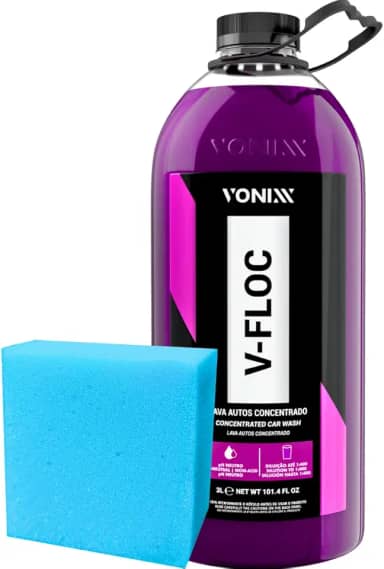Shampoo Automotivo Neutro Concentrado para Snow Foam V-Floc 3L Vonixx