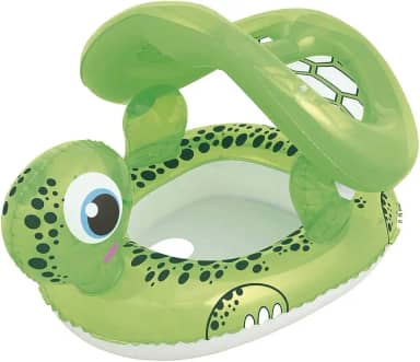 Mor - Boia Inflável Tartaruga com Fralda e Para-Sol