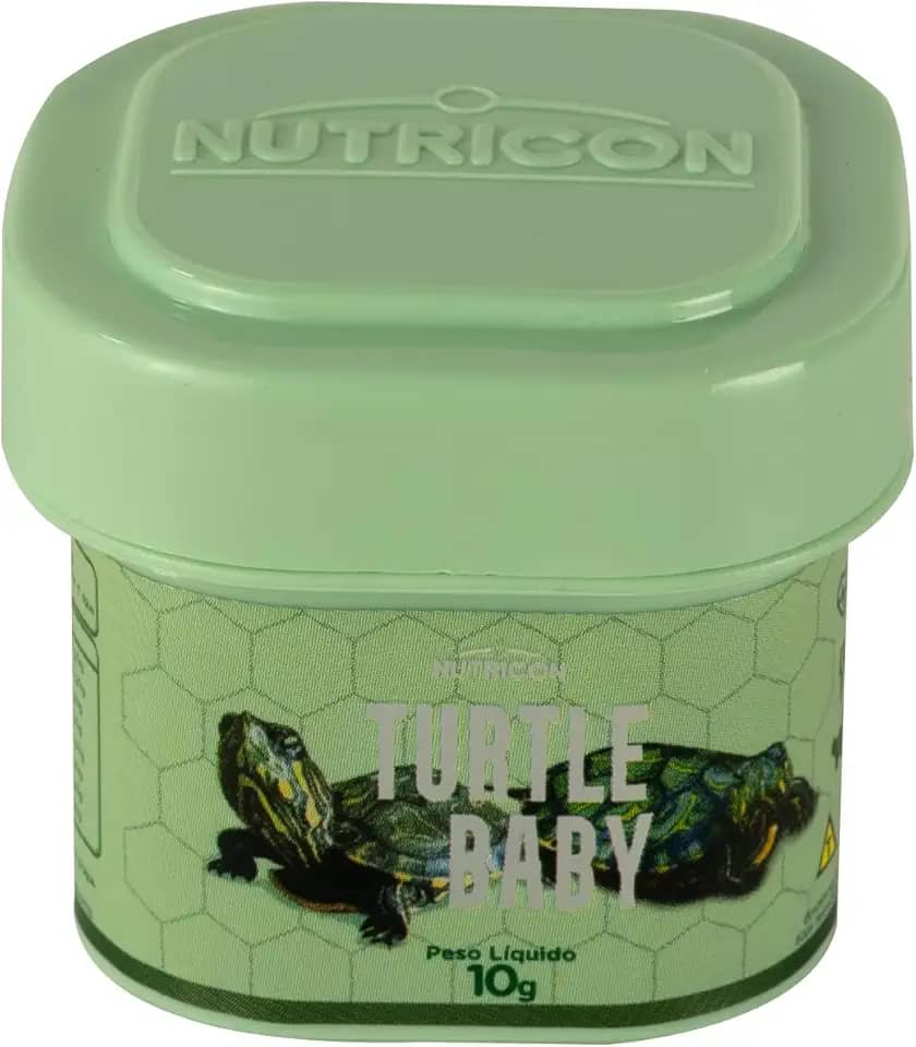 Nutricon Turtle Baby 10Gr Para Tartaruga Aquática Filhotes