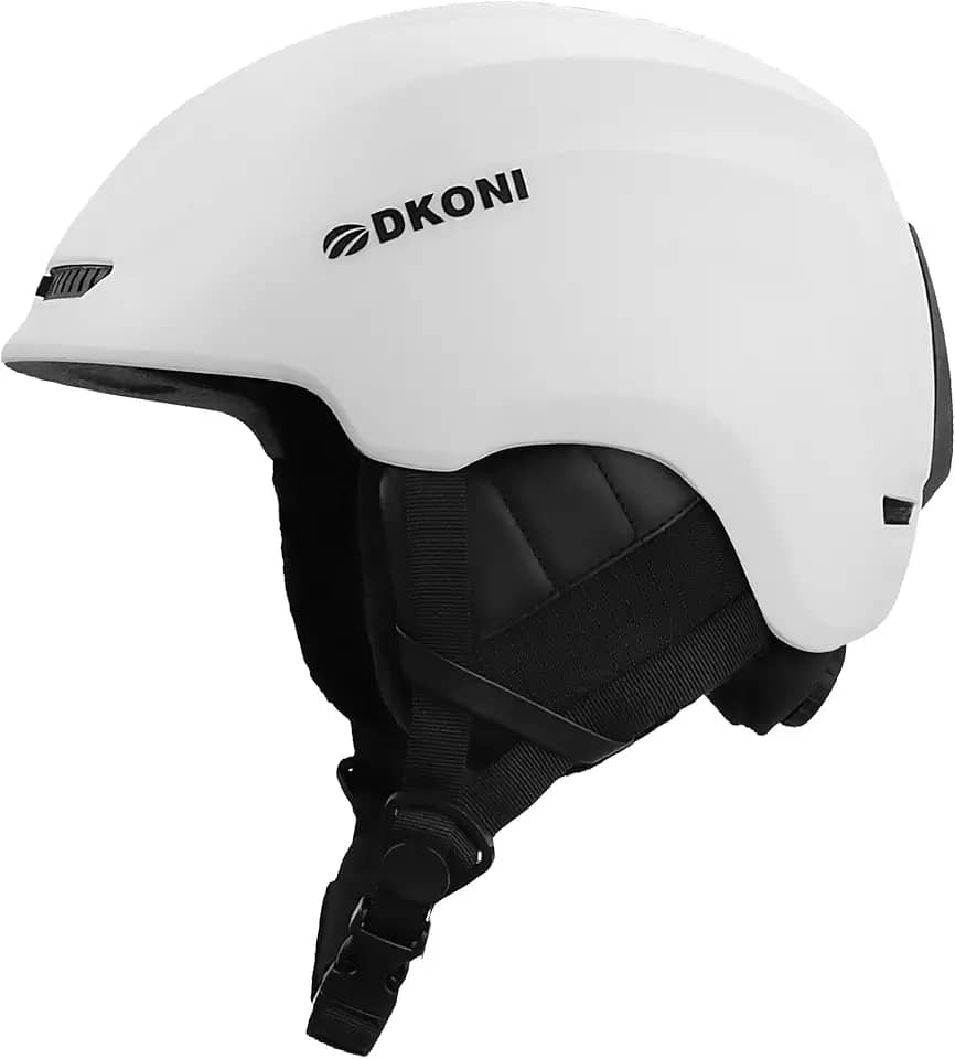 Capacete de esqui, capacete de snowboard para homens e mulheres, sistema de ventilação ajustável em dois estágios, capacete de esportes de neve para adultos, jovens e crianças grandes