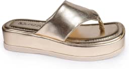 Chinelo Dedo Feminino Flatform Sandália Papete Confortável