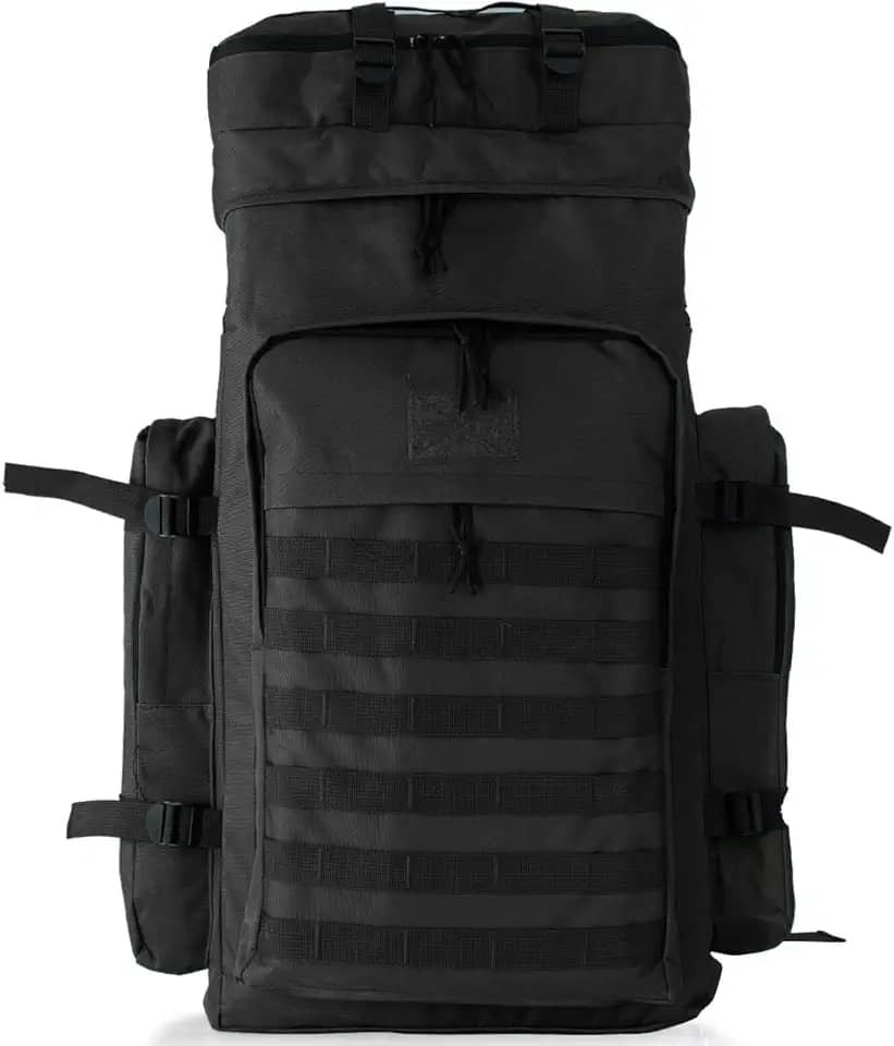 Mochila Mochilão Grande De Viagem Tático Impermeável Camping Acampamento Trilha 75L