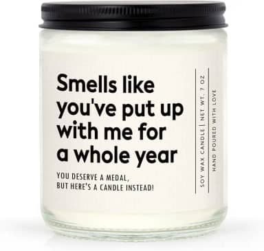 Presente de vela de aniversário de 1 ano