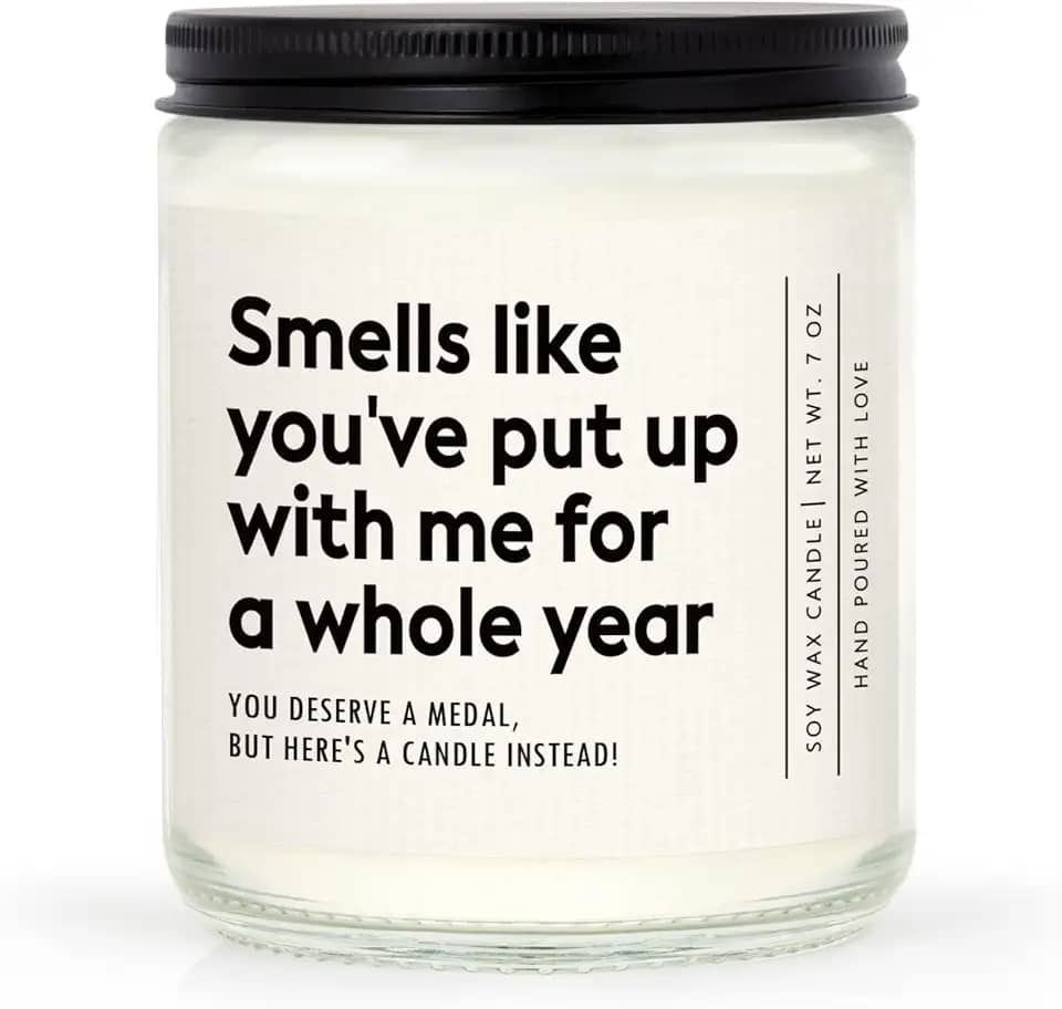 Presente de vela de aniversário de 1 ano