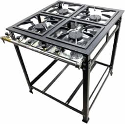 Fogão Industrial 4 Bocas Mr Fogões Alta Pressão 30x30 P5