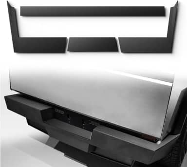 Capa protetora de para-choque traseiro compatível com acessórios Cybertruck 2023 2024, capa protetora para porta-malas de caminhonete