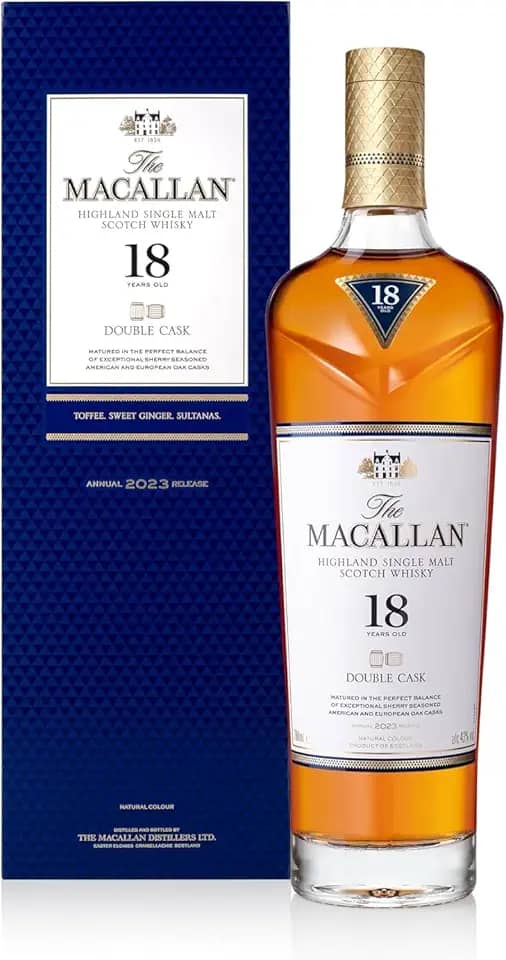 The Macallan 18 Anos Double Cask Scotch Whisky Escocês 700ml
