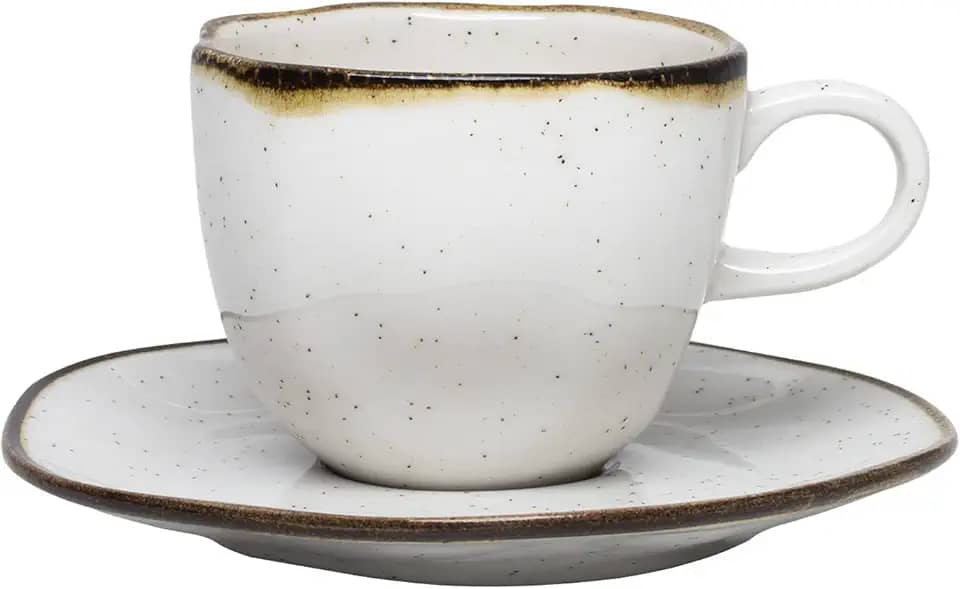 Conjunto de 6 Xícaras de Chá grandes 220 ml com pires Ryo Maresias