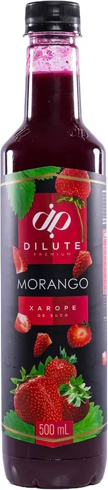 Dilute Xarope Morango Sabor Morango 500 Ml