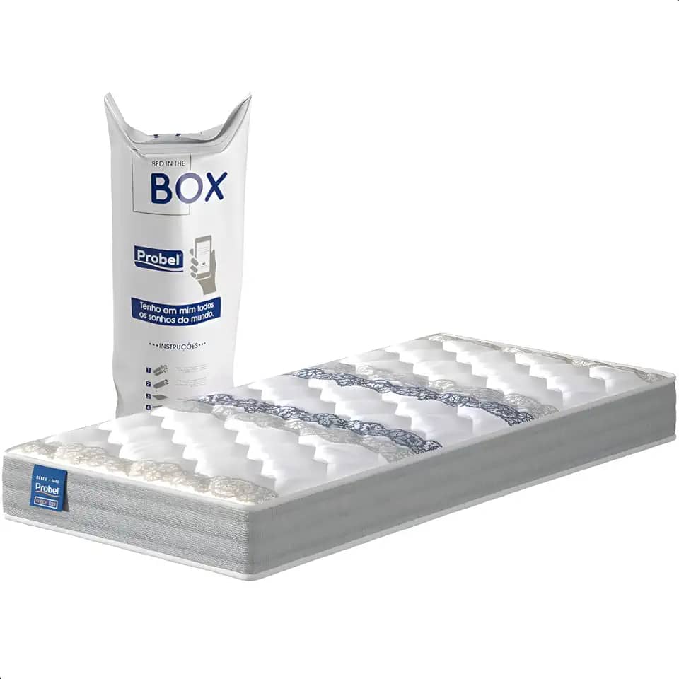 Colchão Solteiro Probel a vácuo D28 Night and Day In Box