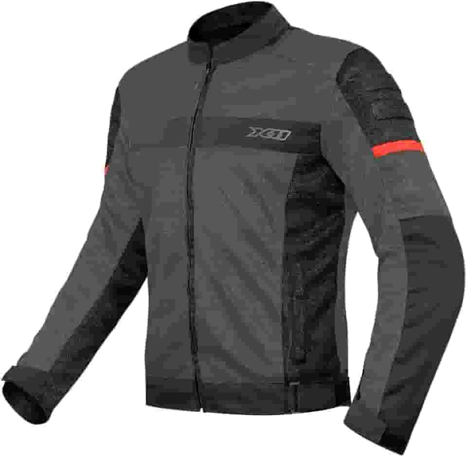 Jaqueta X11 Super Air Cinza Ventilada Moto Motociclista Motoqueiro Proteção Para Uso no Verão Super Ventilada M