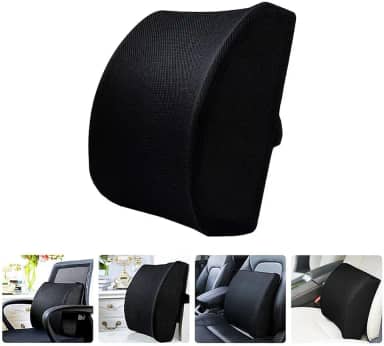 Apoio Lombar Almofada Corretor Postura Suporte Coluna Cadeira Home Office