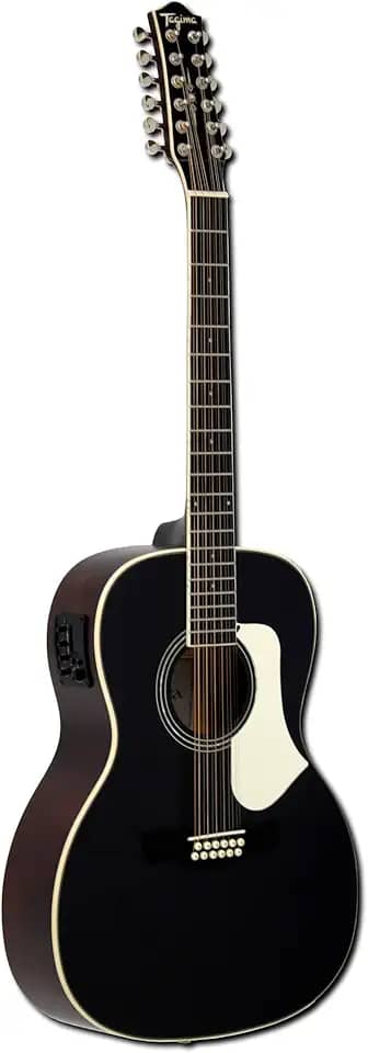 VIOLÃO 000 12 CORDAS NON-CUTAWAY EQ AÇO T/SPRUCE B/S AGATHIS LATIN AMERICA AZTECA XII NC BKS TAGIMA